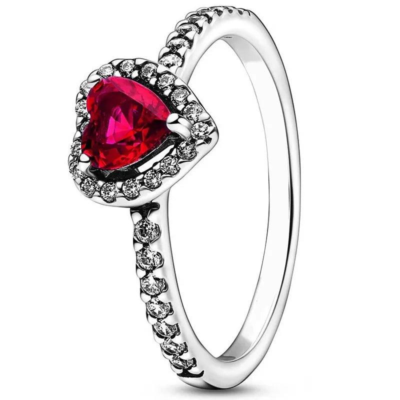 Adenbora - Bague de Mariage Élégante en Argent Sterling avec Zircon, Poids Léger de 5g, Certifiée, Modèle PAN RING - Adenbora