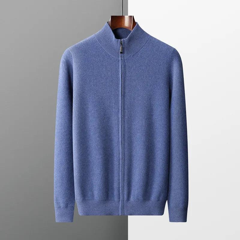 Adenbora Cardigan en Cachemire et Laine pour Homme - Élégance et Chaleur pour l'Automne et l'Hiver - Adenbora