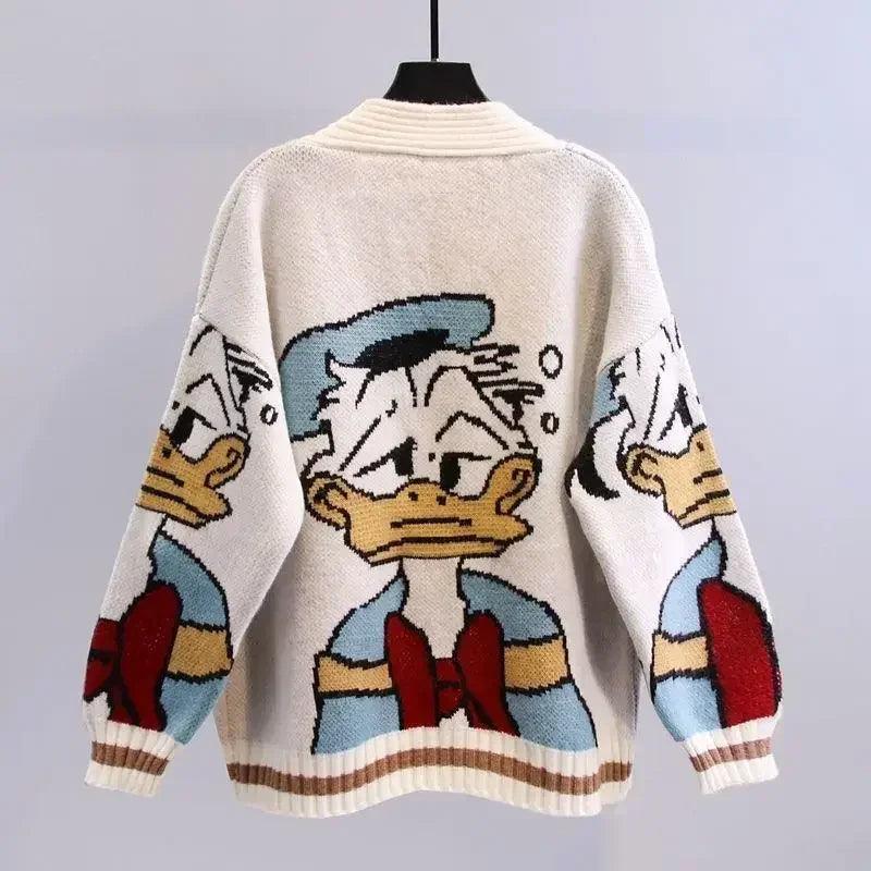 Adenbora Cardigan Tricot Anime Cartoon - Style Japonais et Coréen, Taille Unique, Pour un Look Décontracté et Tendance. - Adenbora