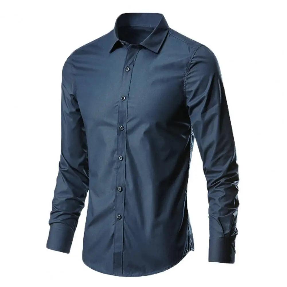 Adenbora Chemise Décontractée en Polyester avec Fibre - Élégance Casual pour Hommes - Adenbora