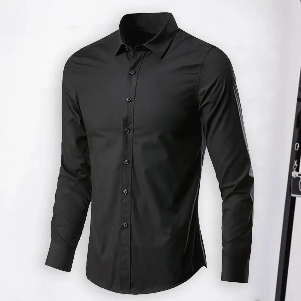 Adenbora Chemise Décontractée en Polyester avec Fibre - Élégance Casual pour Hommes - Adenbora