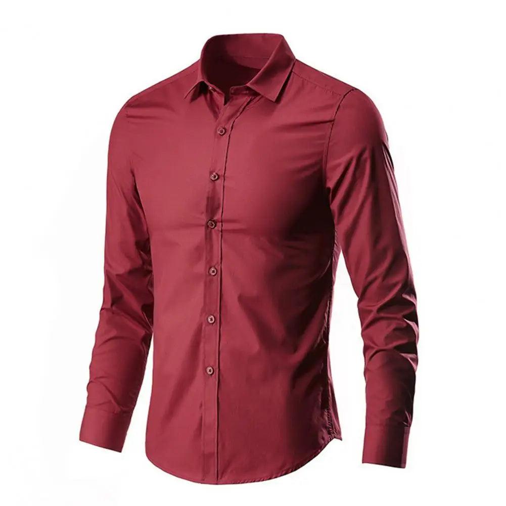 Adenbora Chemise Décontractée en Polyester avec Fibre - Élégance Casual pour Hommes - Adenbora