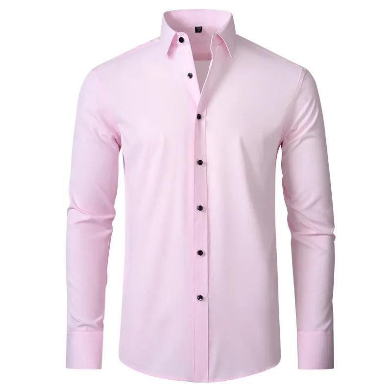 Adenbora Chemise Décontractée en Polyester - Élégance Décontractée pour Hommes - Adenbora