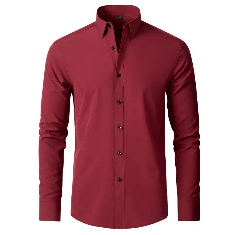 Adenbora Chemise Décontractée en Polyester - Élégance Décontractée pour Hommes - Adenbora