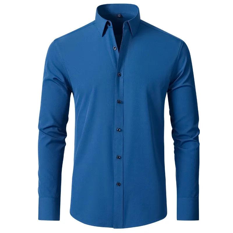 Adenbora Chemise Décontractée en Polyester - Élégance Décontractée pour Hommes - Adenbora