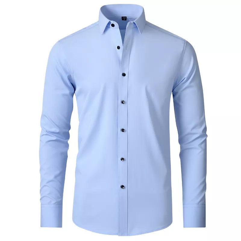 Adenbora Chemise Décontractée en Polyester - Élégance Décontractée pour Hommes - Adenbora