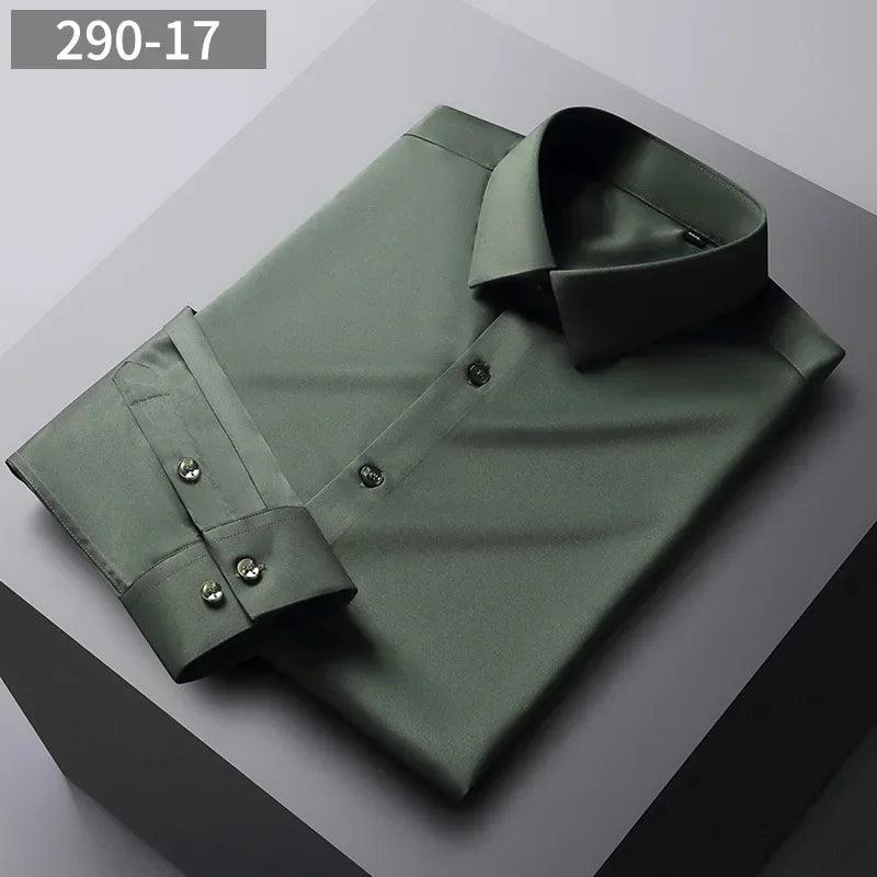 Adenbora Chemise Formelle Polyester & Dacron : Élégance Moderne pour Hommes Exigeants - Adenbora