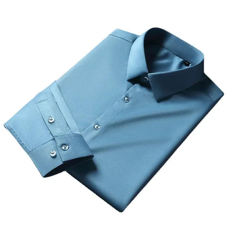 Adenbora Chemise Formelle Polyester & Dacron : Élégance Moderne pour Hommes Exigeants - Adenbora