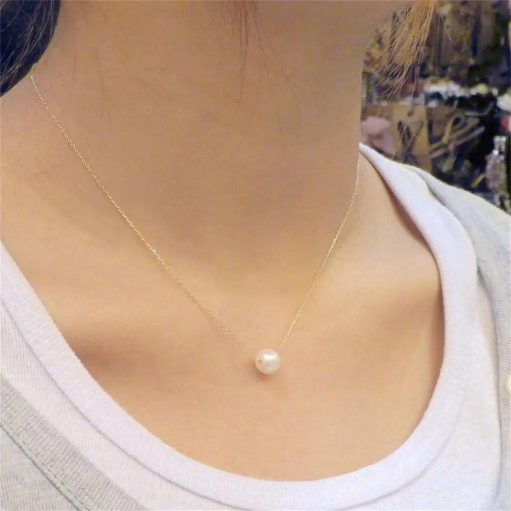 Adenbora - Collier de Perles Élégant et Polyvalent pour Femmes, Alliage de Zinc de Qualité - Adenbora