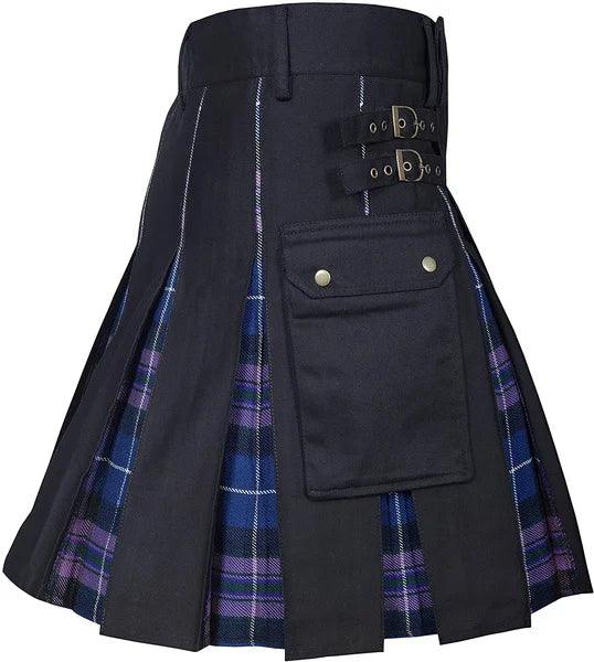 Adenbora : Découvrez le Kilt Polyester PHT-0007, l'Élégance Écossaise pour Hommes ! - Adenbora