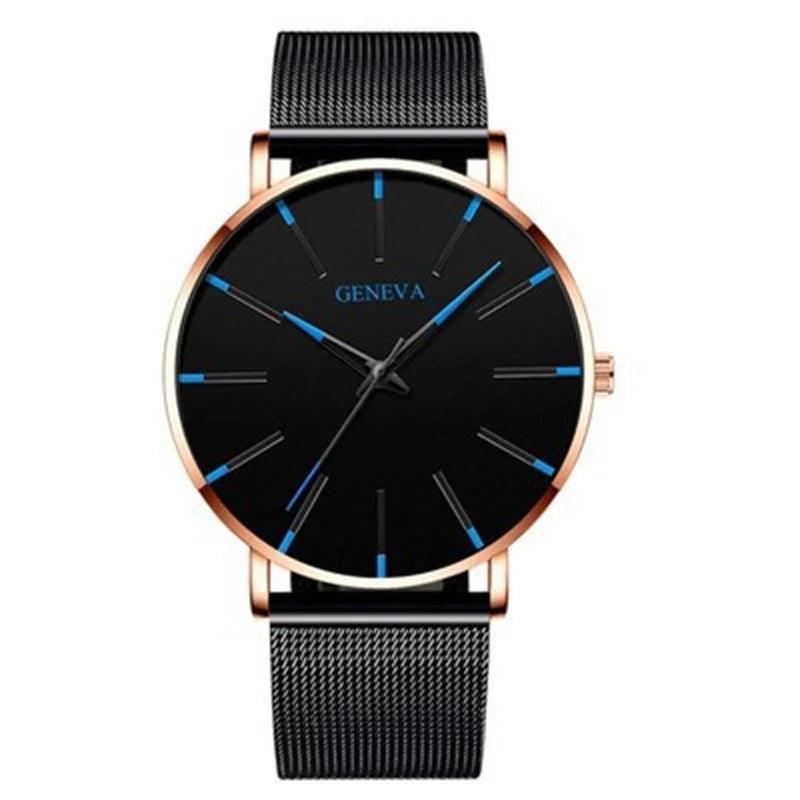 Adenbora - Élégance Numérique : Montre Fashion & Casual en Cuir avec Fonctions Avancées - Adenbora