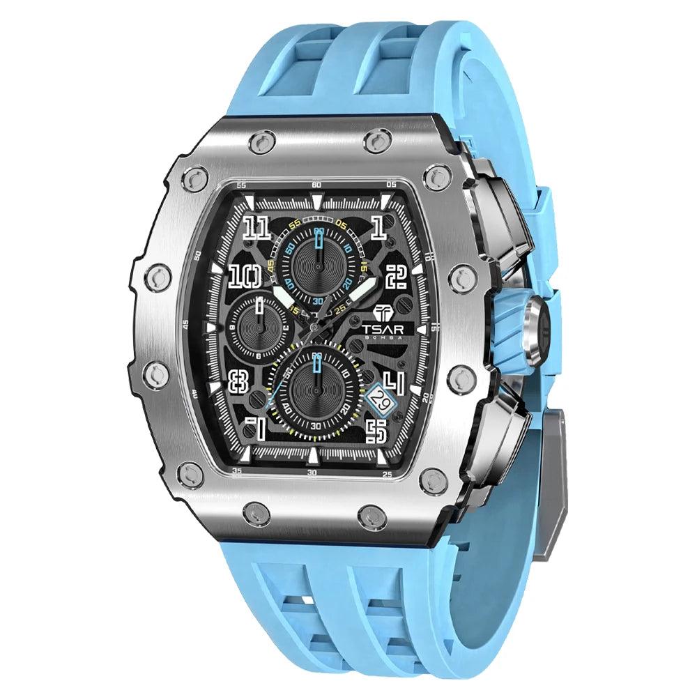 Adenbora - Élégante Montre Homme Quartz avec Bracelet en Silicone Fashion & Résistante à l'Eau (75 caractères) - Adenbora