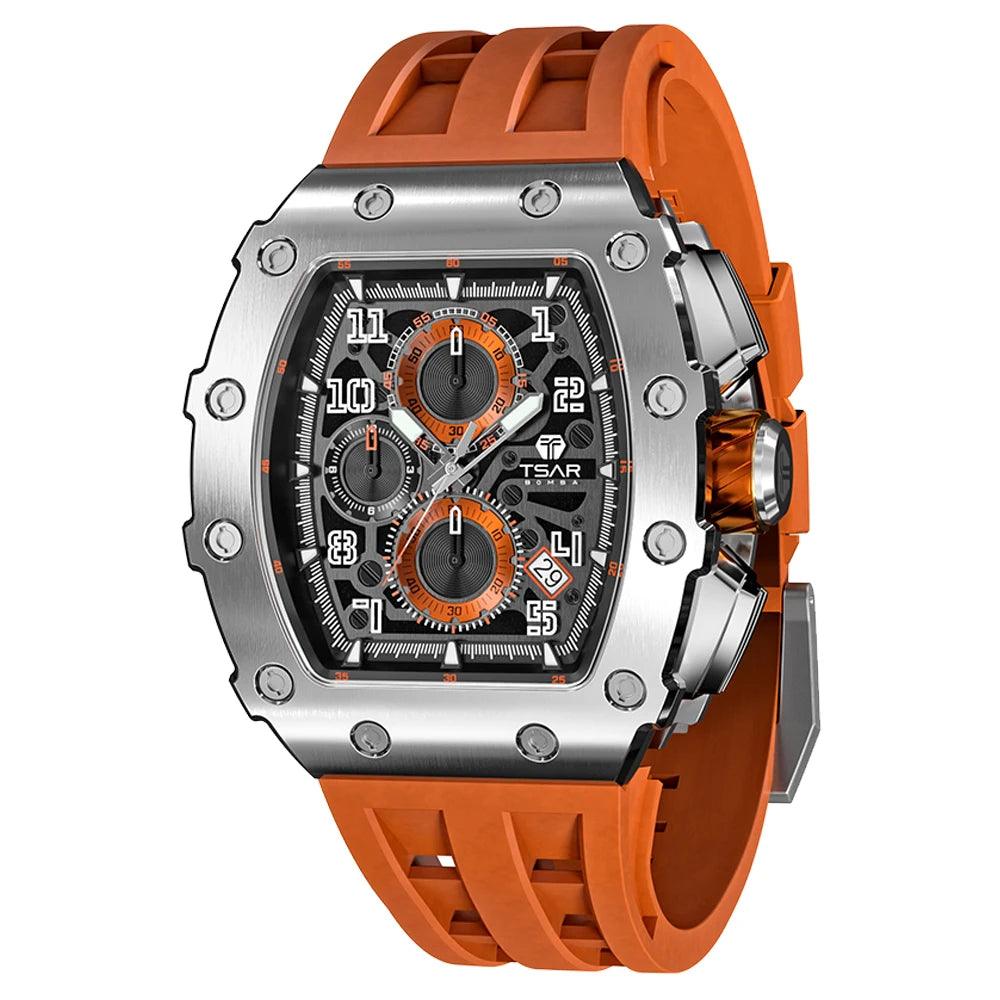 Adenbora - Élégante Montre Homme Quartz avec Bracelet en Silicone Fashion & Résistante à l'Eau (75 caractères) - Adenbora