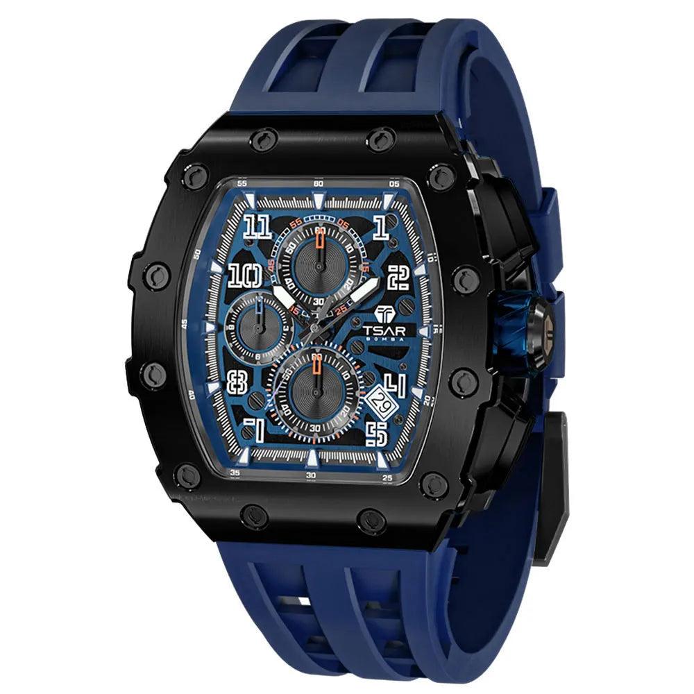 Adenbora - Élégante Montre Homme Quartz avec Bracelet en Silicone Fashion & Résistante à l'Eau (75 caractères) - Adenbora