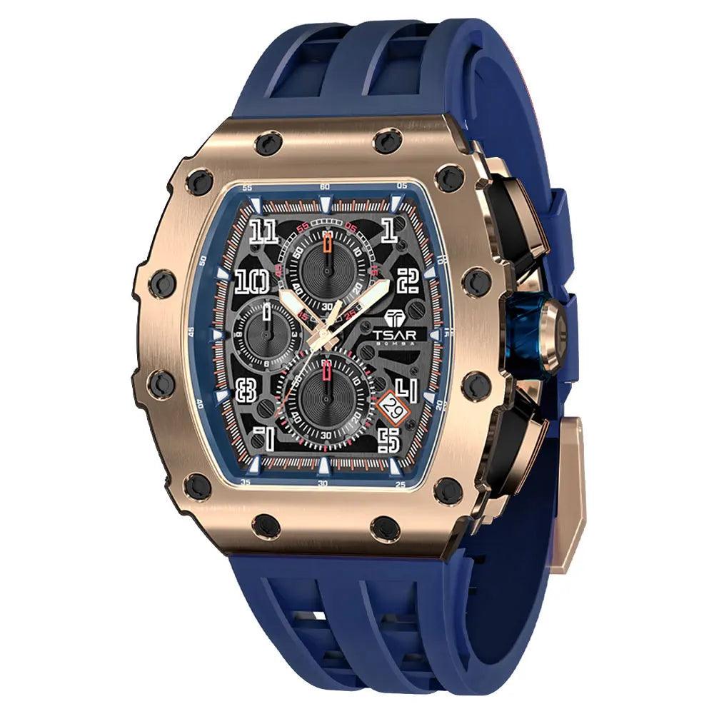 Adenbora - Élégante Montre Homme Quartz avec Bracelet en Silicone Fashion & Résistante à l'Eau (75 caractères) - Adenbora