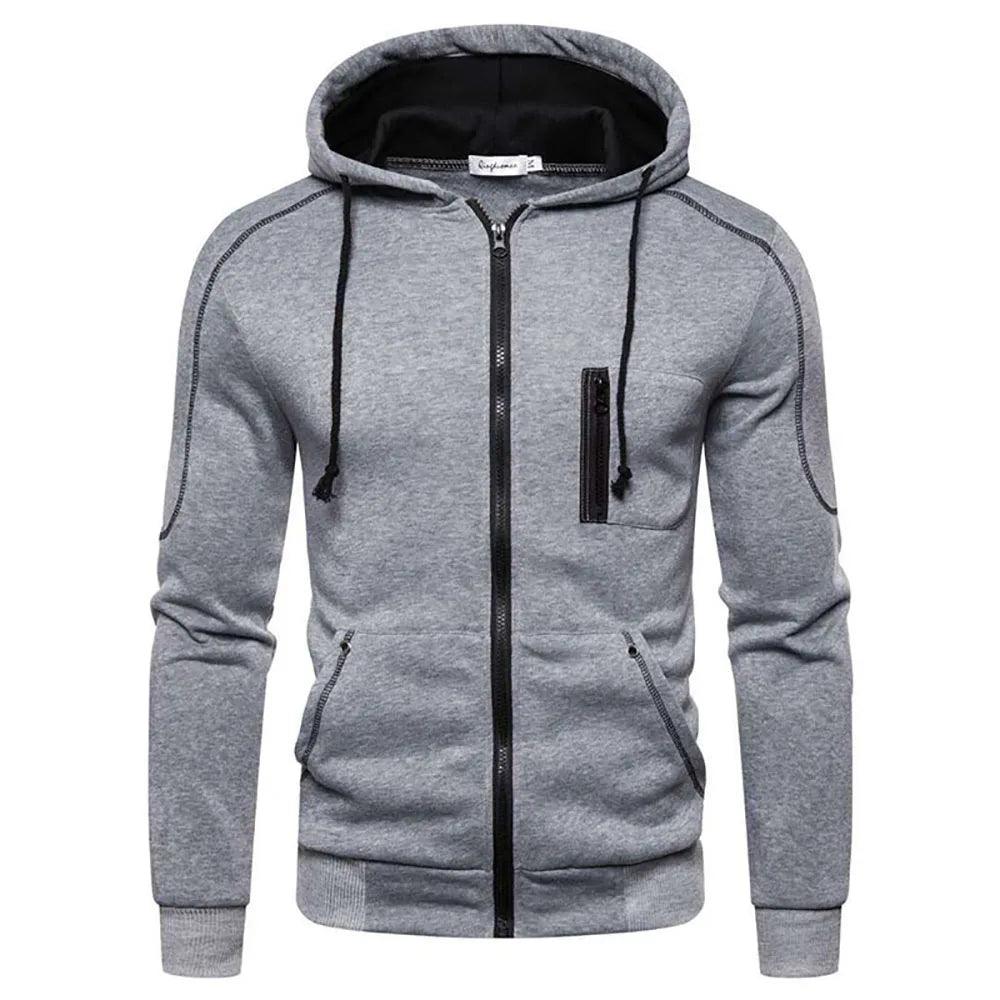 Adenbora Hoodie Fleece: Confort d'Hiver Décontracté et Stylé pour Hommes - Adenbora