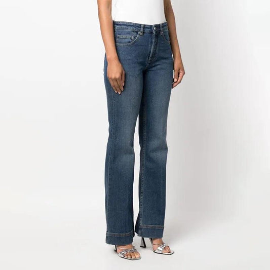 Adenbora : Jean Loose Femme en Denim de Coton pour un Style Élégant et Confortable Toute l'Année - Adenbora