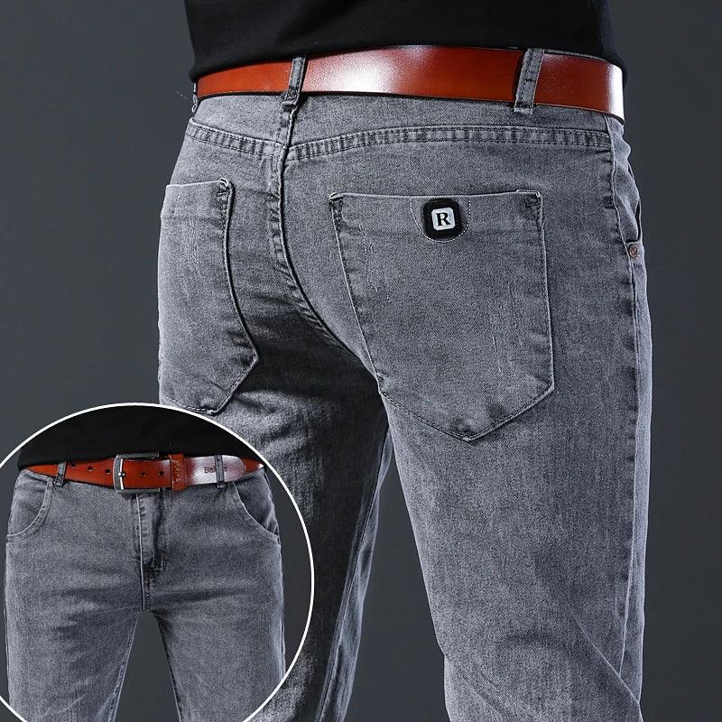 Adenbora Jeans Straight pour Hommes - Style Gothique Élégant et Confortable - Adenbora