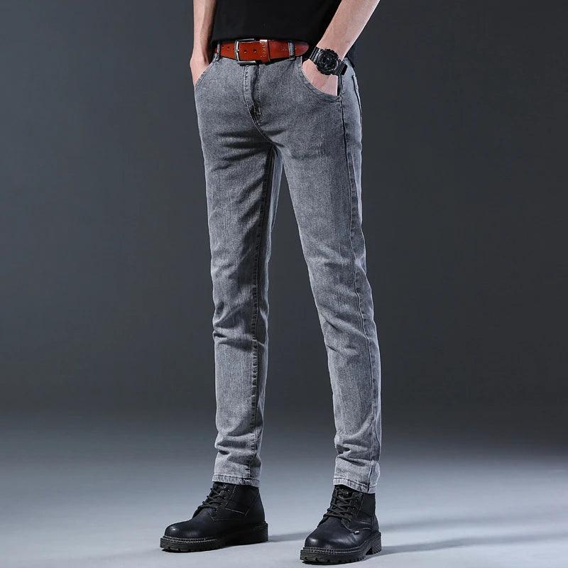 Adenbora Jeans Straight pour Hommes - Style Gothique Élégant et Confortable - Adenbora