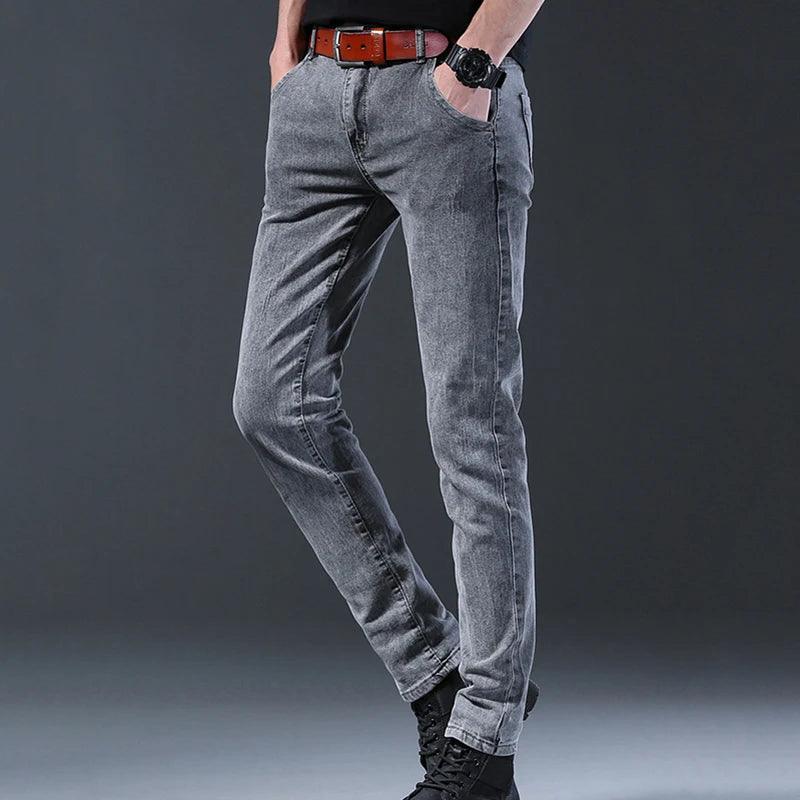 Adenbora Jeans Straight pour Hommes - Style Gothique Élégant et Confortable - Adenbora