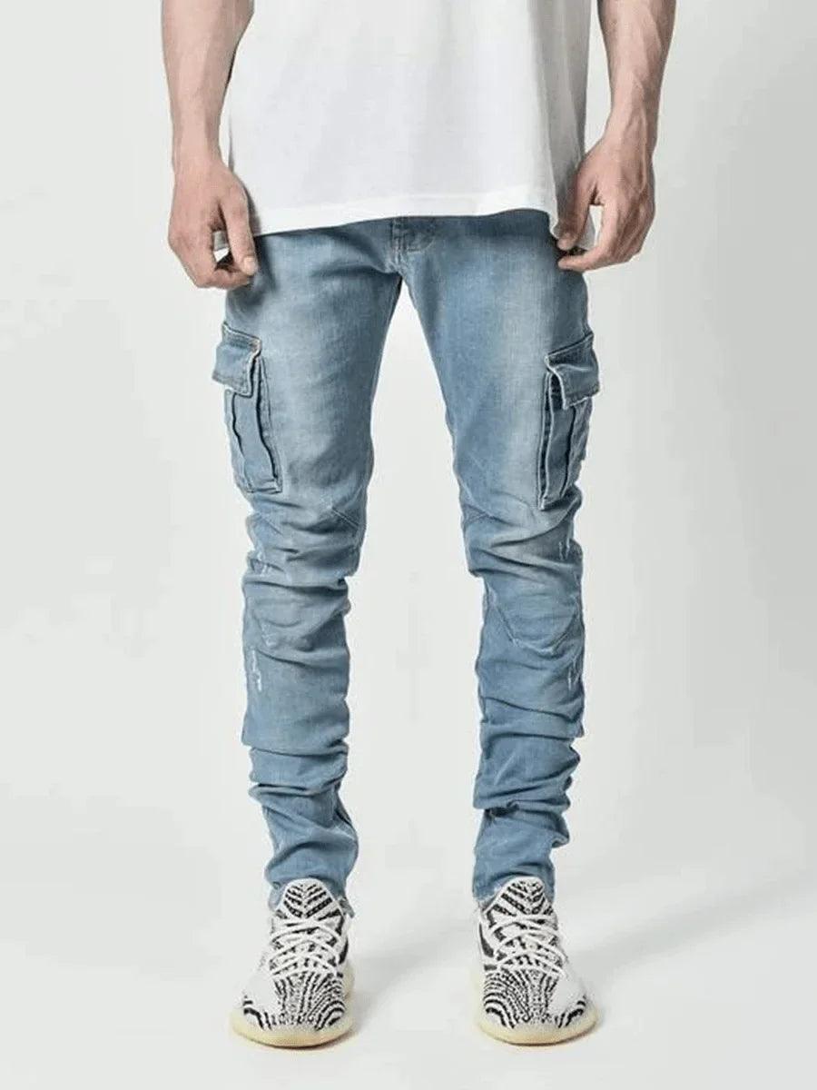 Adenbora Jeans: Style Casual Chinois, Confort Quatre Saisons, Poches Pratiques, Attitude Mode. - Adenbora