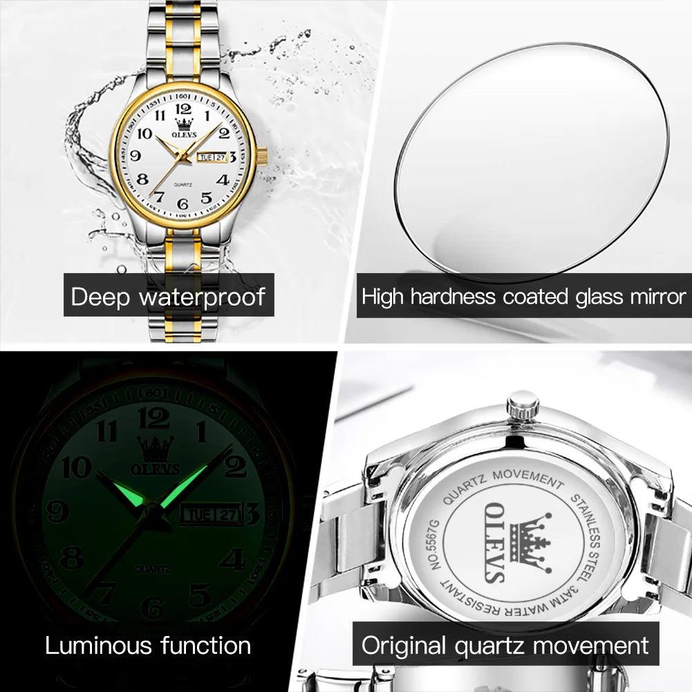 Adenbora Montre Élégante Quartz - Fusion de Style Moderne et Fonctionnalités Avancées - Adenbora