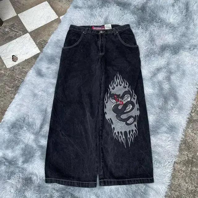 Adenbora - Pantalon Large en Polyester avec Élasticité Élevée, Style Décontracté et Broderie Élégante - Adenbora