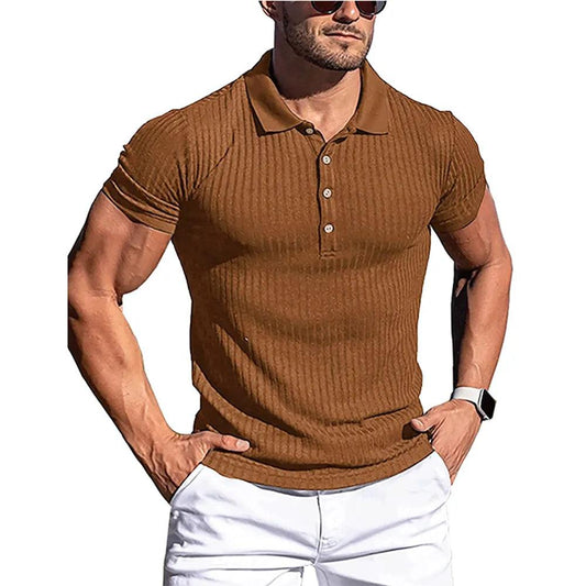 Adenbora : Polo Casual en Coton Anti-Boulochage pour Hommes - Style Élégant et Confortable pour l'Été - Adenbora