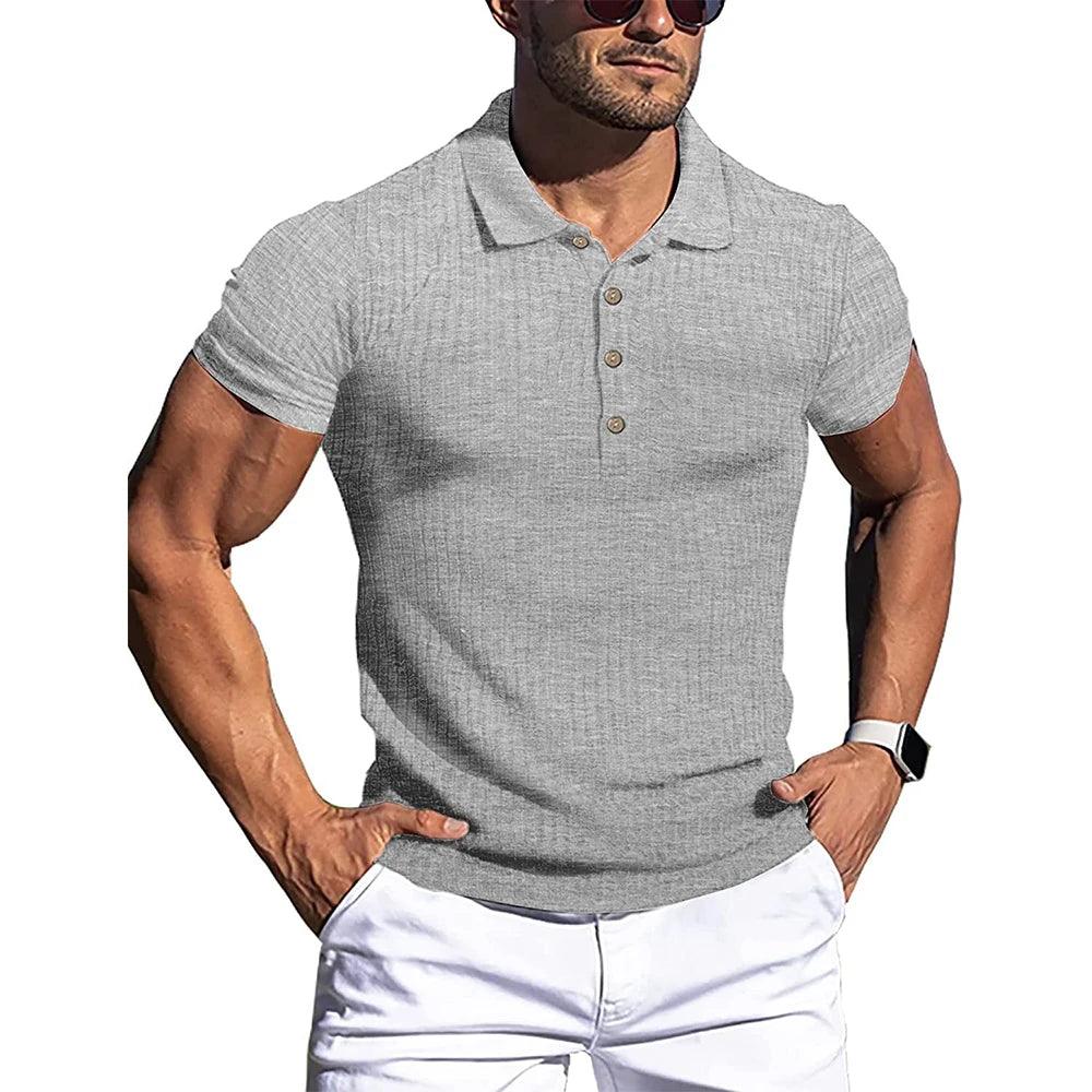 Adenbora : Polo Casual en Coton Anti-Boulochage pour Hommes - Style Élégant et Confortable pour l'Été - Adenbora