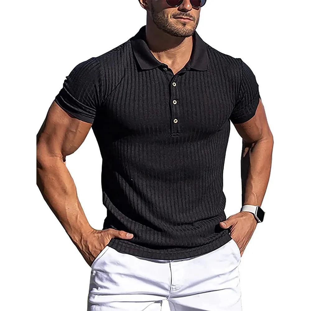 Adenbora : Polo Casual en Coton Anti-Boulochage pour Hommes - Style Élégant et Confortable pour l'Été - Adenbora