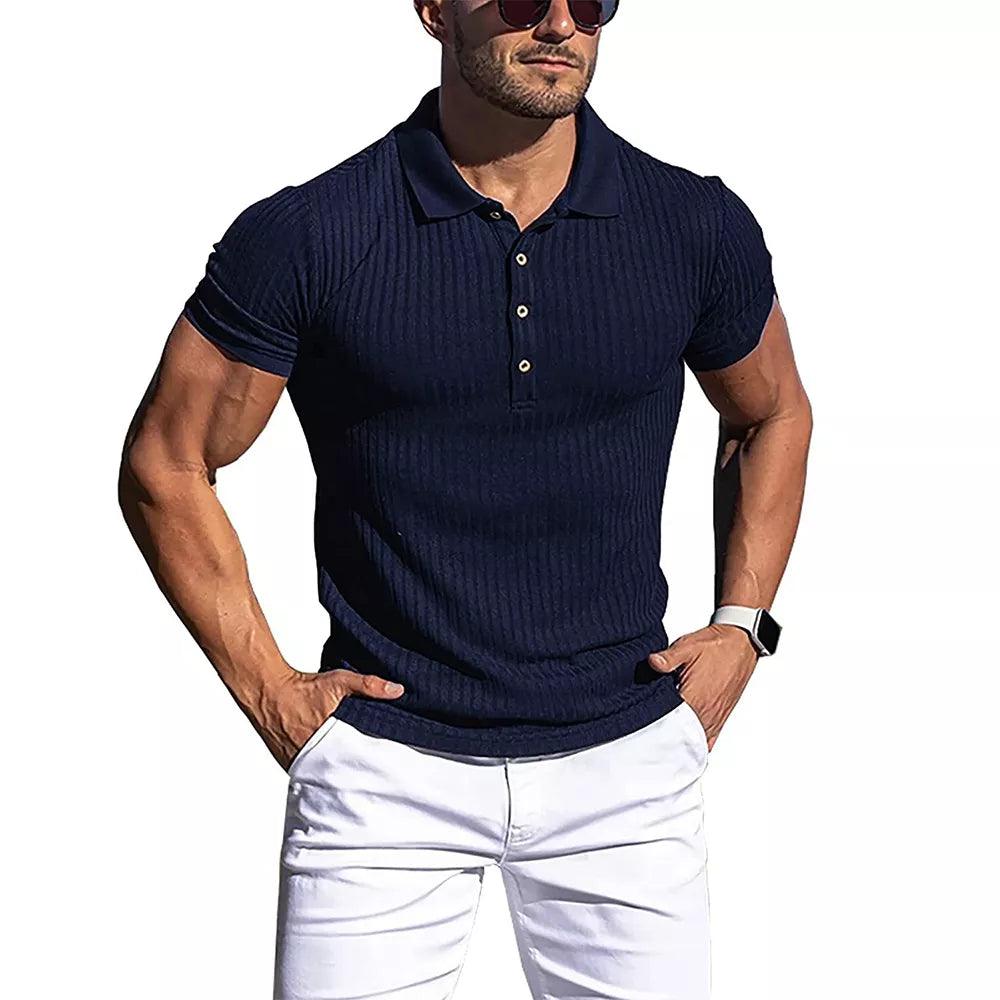 Adenbora : Polo Casual en Coton Anti-Boulochage pour Hommes - Style Élégant et Confortable pour l'Été - Adenbora