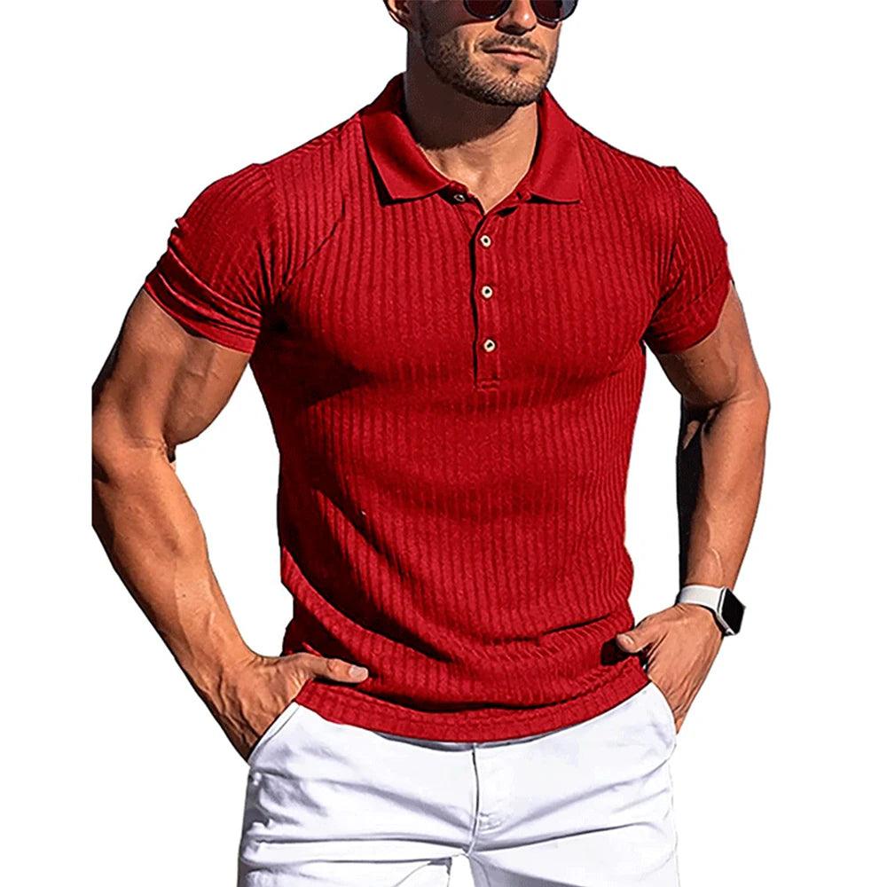 Adenbora : Polo Casual en Coton Anti-Boulochage pour Hommes - Style Élégant et Confortable pour l'Été - Adenbora