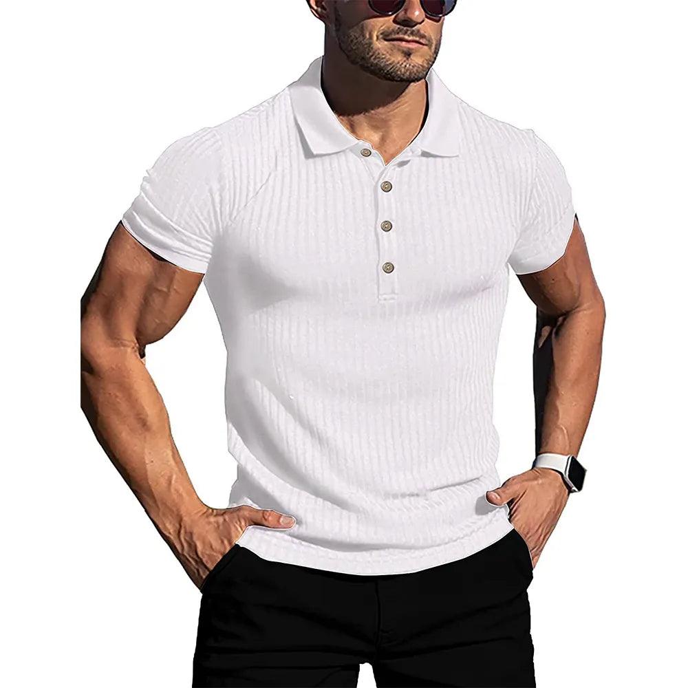 Adenbora : Polo Casual en Coton Anti-Boulochage pour Hommes - Style Élégant et Confortable pour l'Été - Adenbora