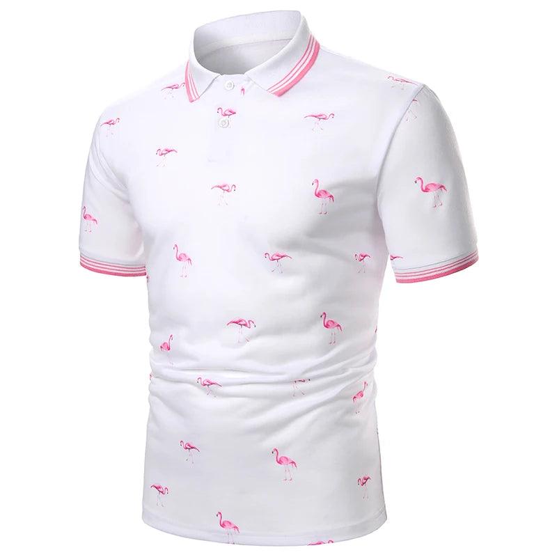 Adenbora - Polo Casual Respirant en Polyester Patchwork Contrasté pour Hommes - Adenbora