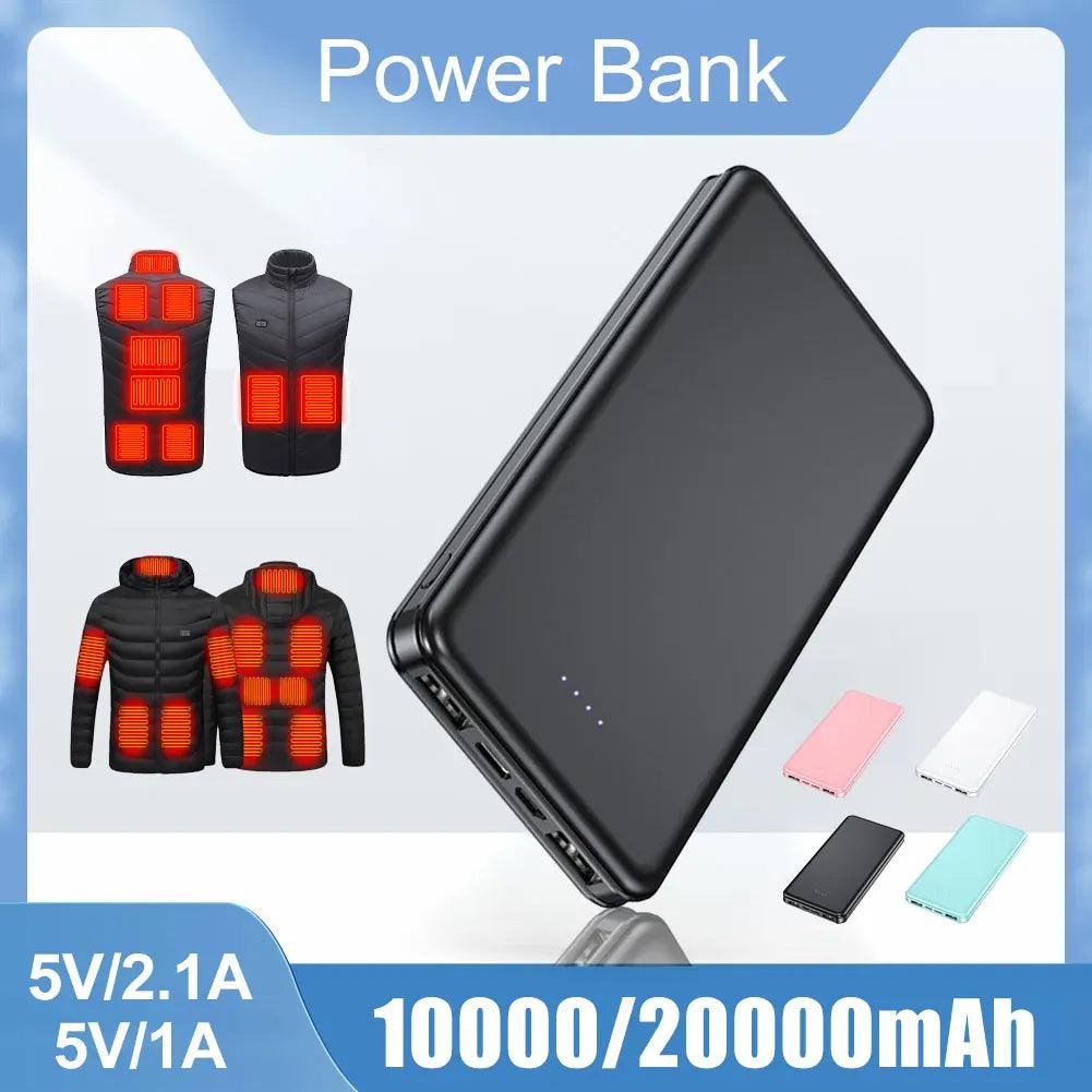 Adenbora Power Stretch: Batterie Thermique 20000mAh & 10000mAh Dual Output/Input - Adenbora