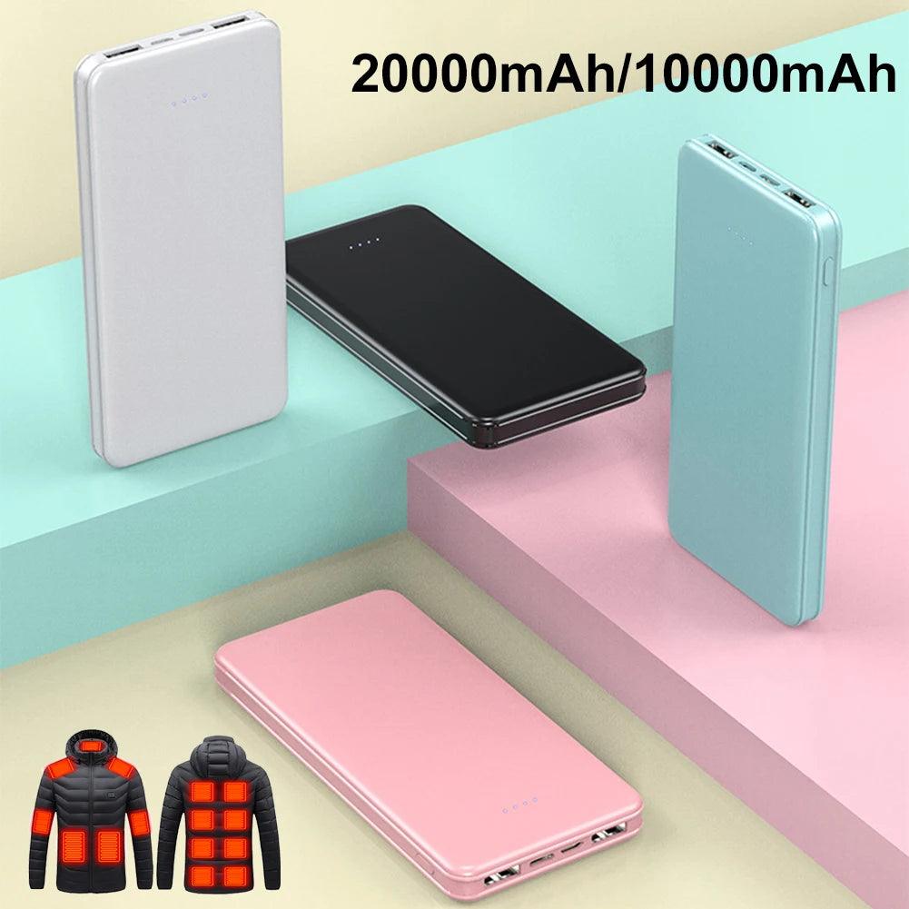 Adenbora Power Stretch: Batterie Thermique 20000mAh & 10000mAh Dual Output/Input - Adenbora