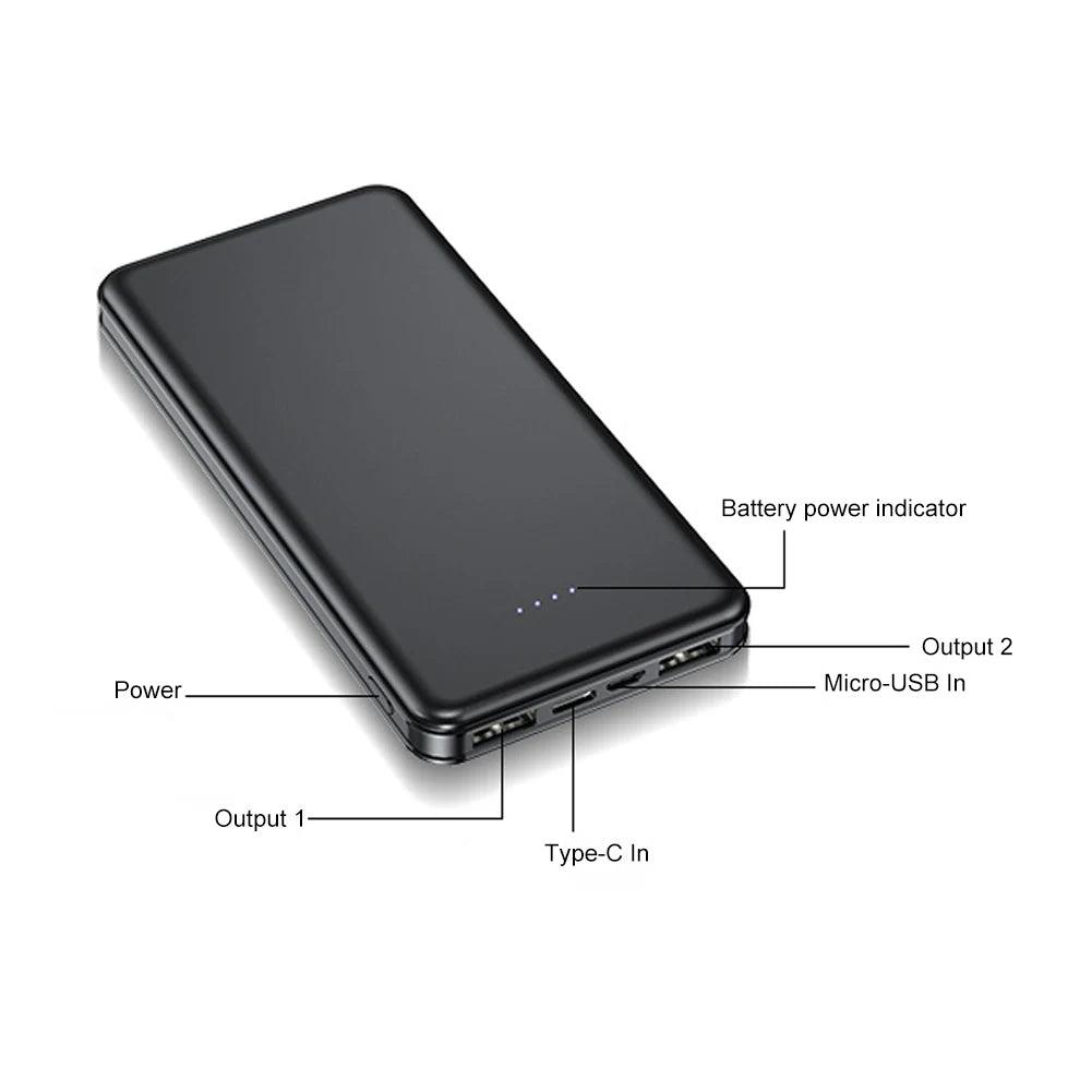 Adenbora Power Stretch: Batterie Thermique 20000mAh & 10000mAh Dual Output/Input - Adenbora