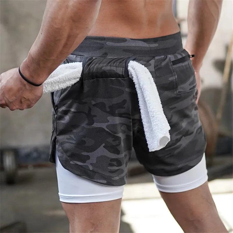 Adenbora - Shorts de Sport Double Épaisseur pour Hommes, Confort et Style Exceptionnels! - Adenbora