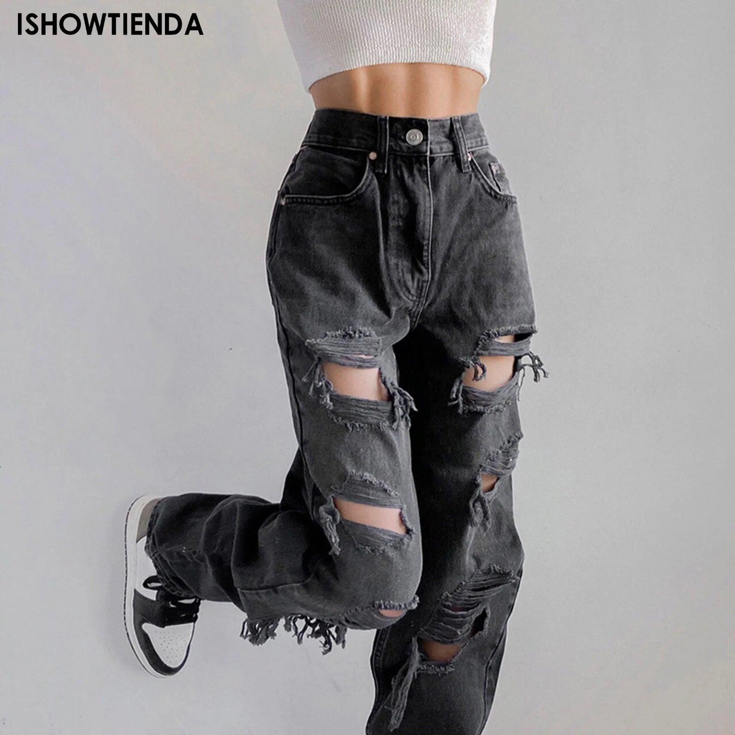 Adenbora Street Chic: Pantalon Cargo Élastique Haut de Gamme pour Femmes en Polyester & Lin - Élégance Automnale. - Adenbora