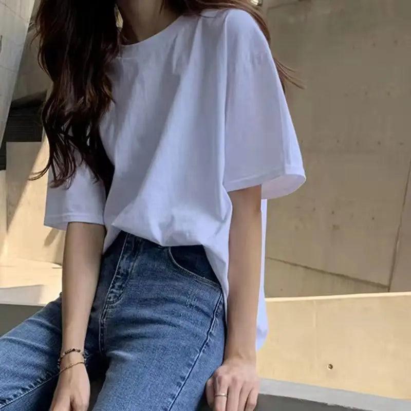 Adenbora : T-shirt Casual en Coton et Lin pour Femmes - Style Unique, Confort Assuré. - Adenbora