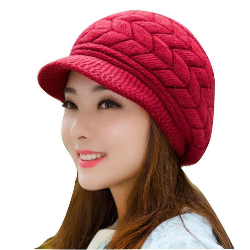 Bonnet casquette élégant et unis pour femme - Adenbora