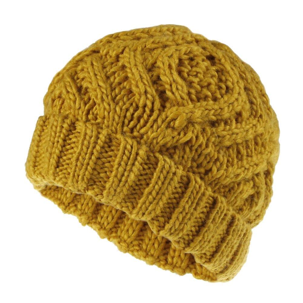 Bonnet épais en tricot pour femme style unique - Adenbora