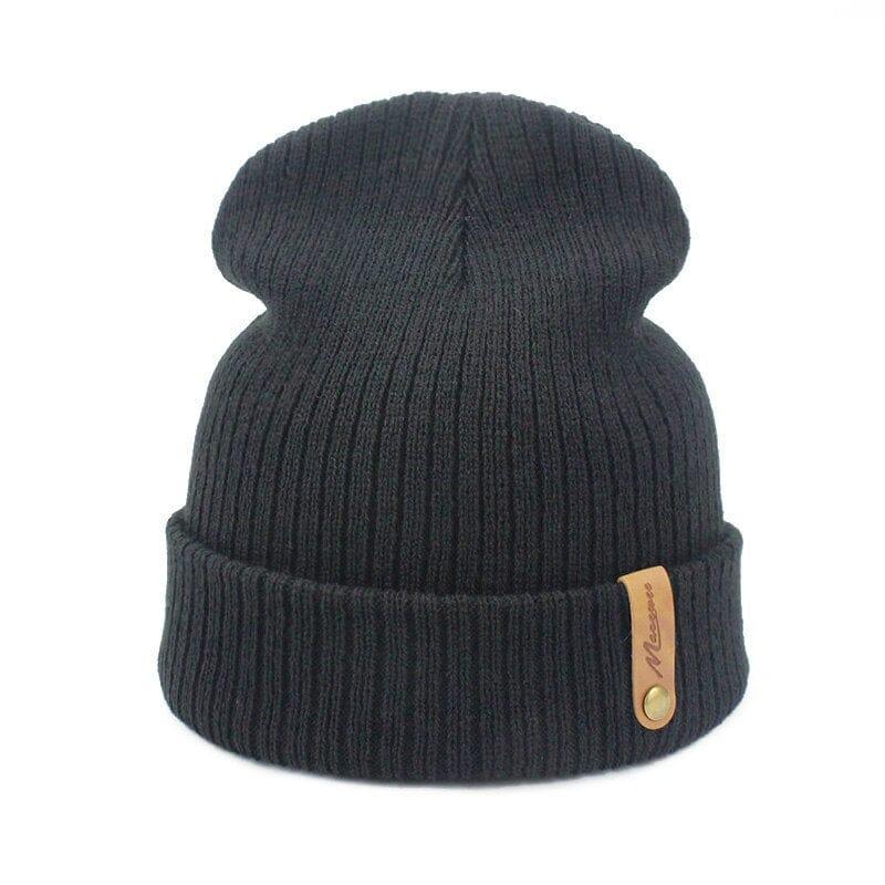 Bonnet Hiver Tricoté Mixte Skullies Femme Homme - Adenbora