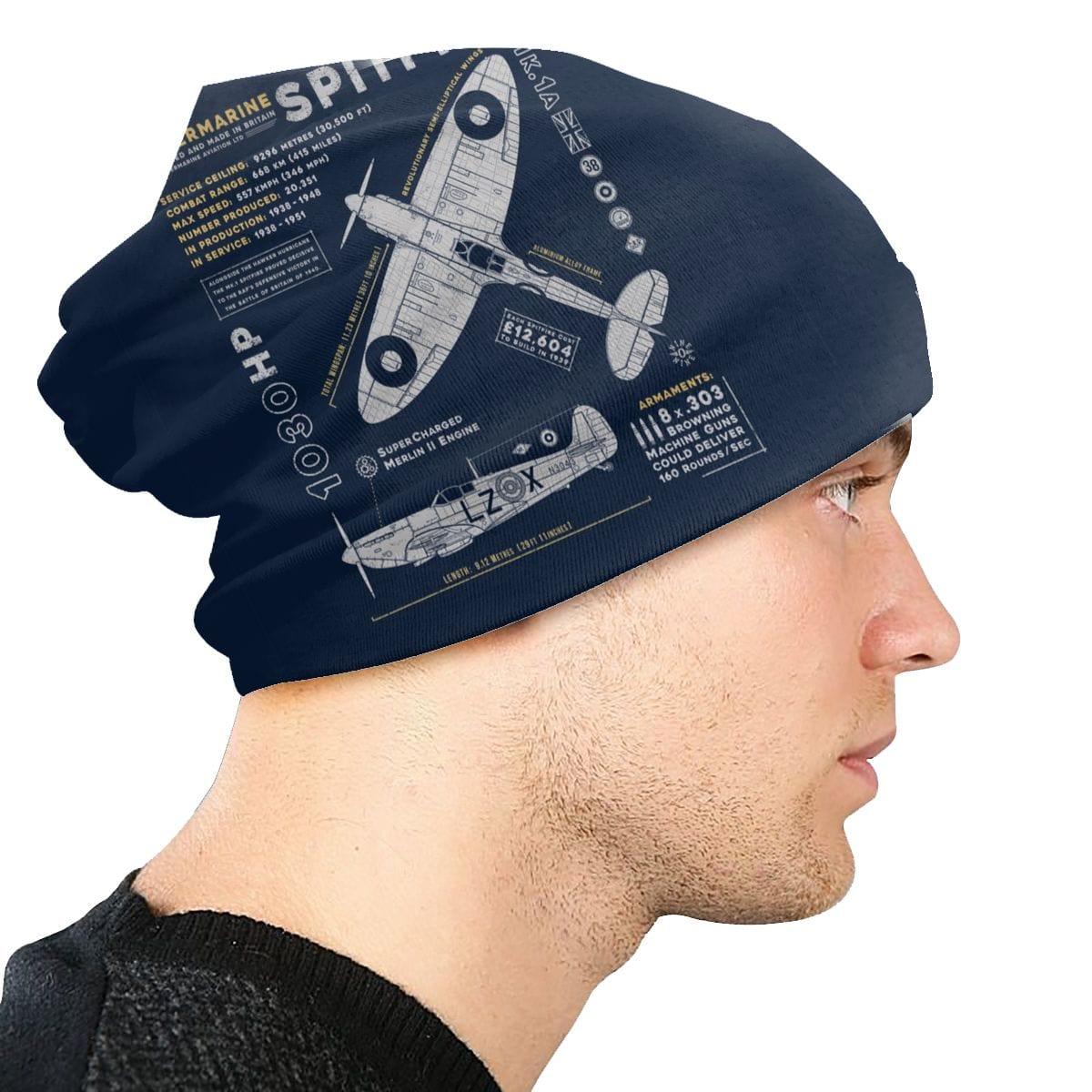 Bonnet Tricoté Supermarine Spitfire Homme/Femme - Adenbora