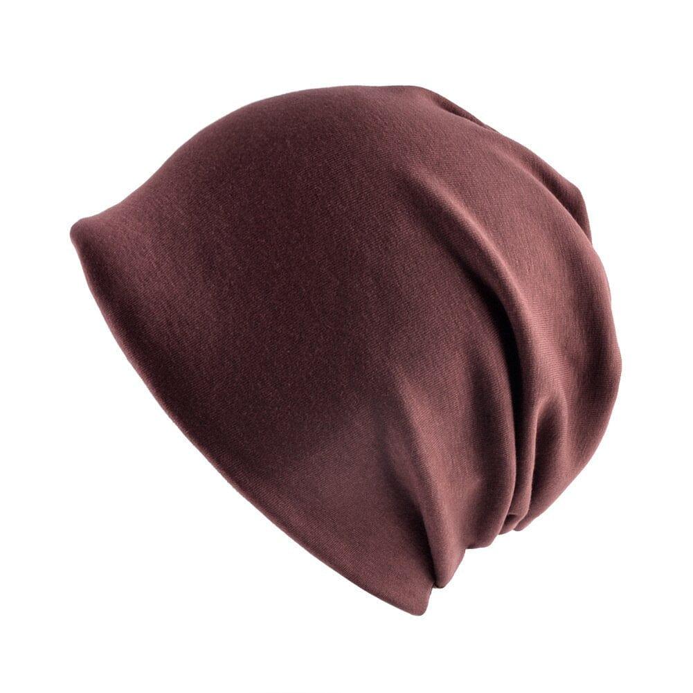 Bonnet uni chaud d'hiver pour hommes et femmes : Style en tricot, multicolore - Adenbora