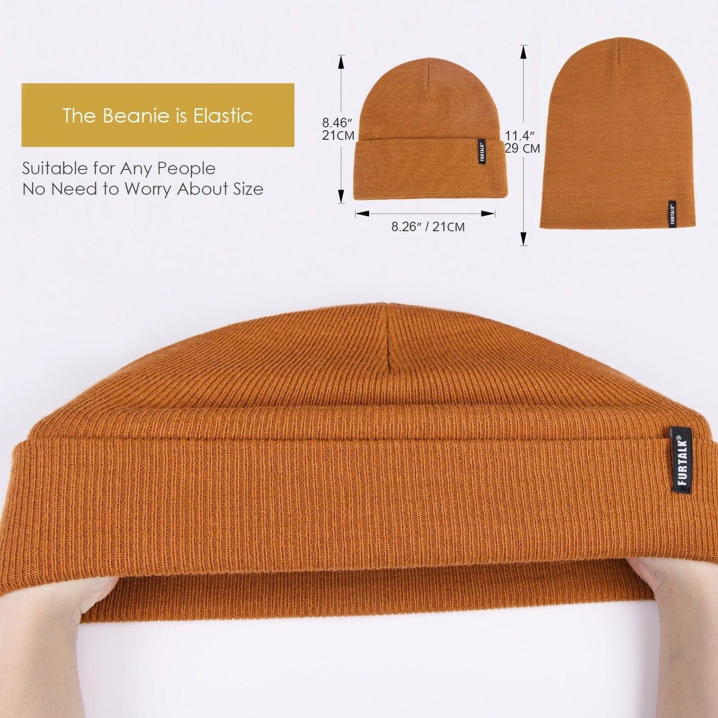 Bonnet unis pour femme élégant - Adenbora