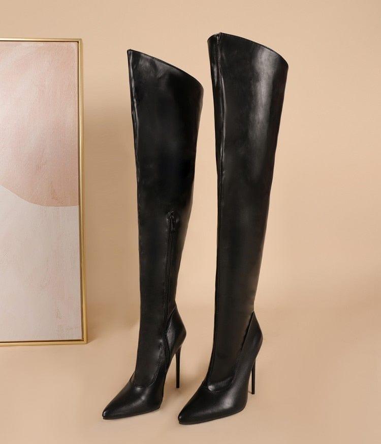 Bottes d'hiver élégantes et sexy à talons aiguilles pour femme Ochanmeb - Adenbora