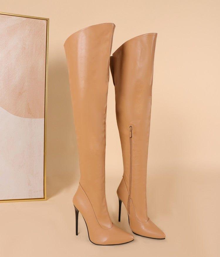 Bottes d'hiver élégantes et sexy à talons aiguilles pour femme Ochanmeb - Adenbora