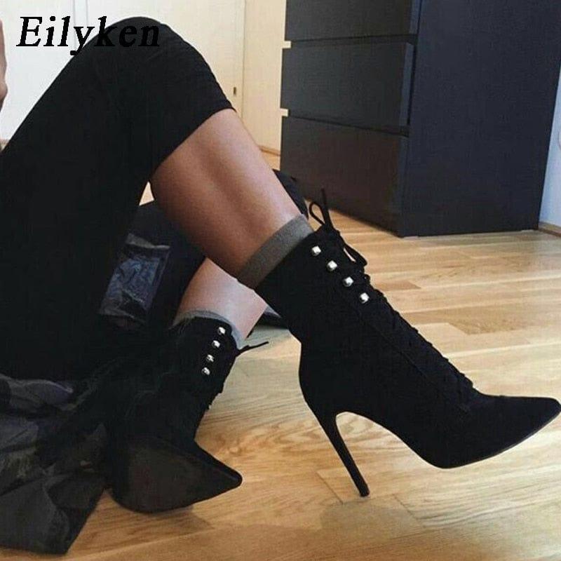 Bottines Chelsea élégantes et sexy à talons aiguilles pour femme - Adenbora