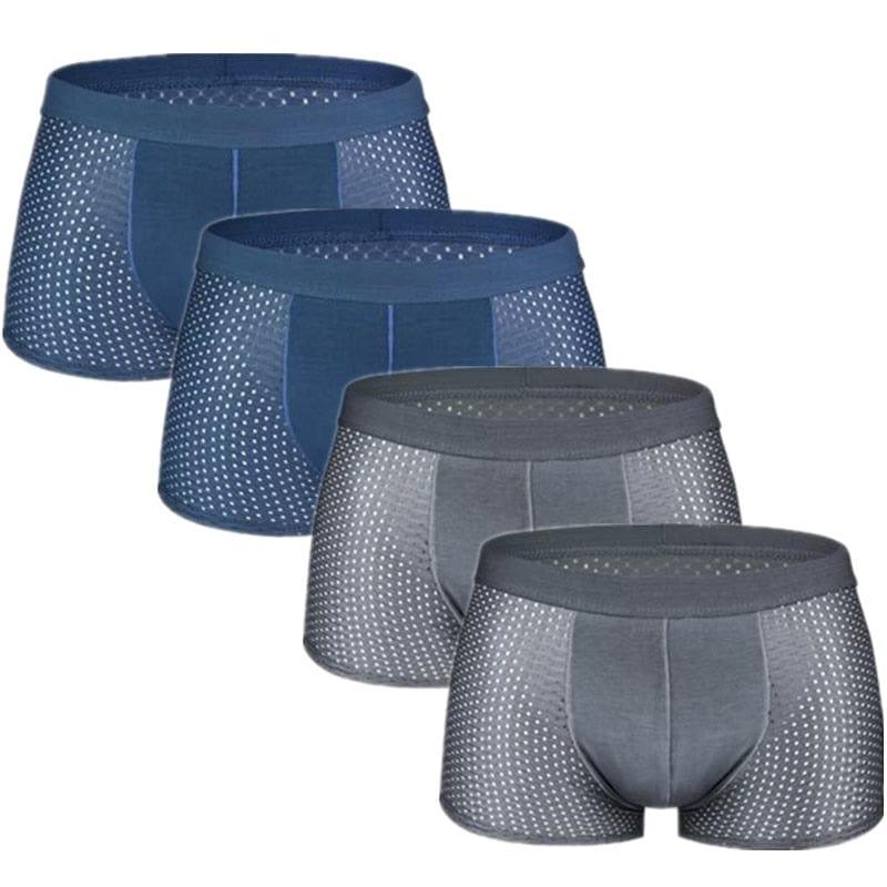 Boxers homme 4 pièces, grande taille L-7XL - Adenbora